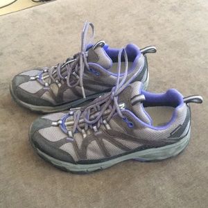 Merrell hiking shoes.